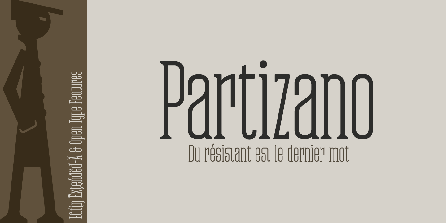 Przykładowa czcionka Partizano Serif #5